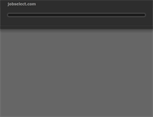 Tablet Screenshot of jobselect.com